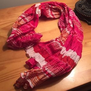 Bright colored scarf